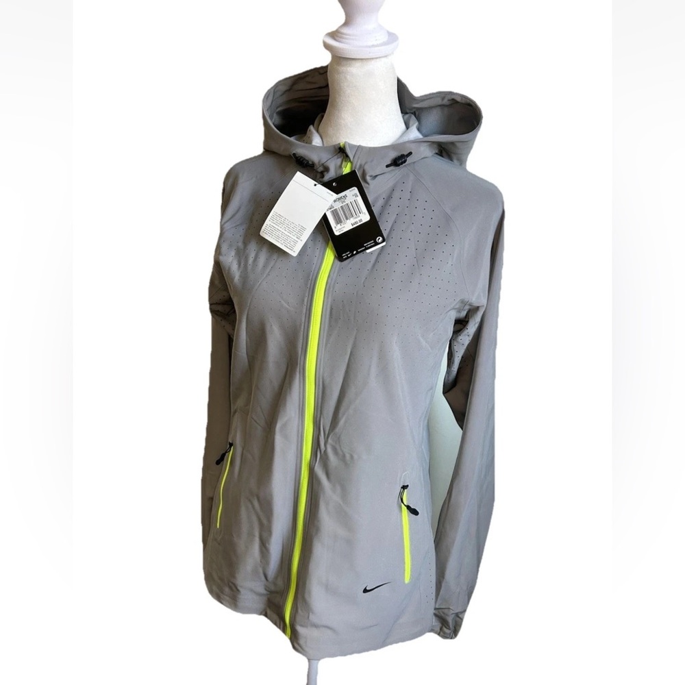 Nike Allover Flash 3M Running Jacket XS 574832-070 Reflective Volt Gray NEW $450